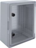 Velvalux Lege Groepenkast - 400x300x165mm - Transparant Deksel - IP65
