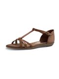 Tamaris Sandalen met riem bruin
