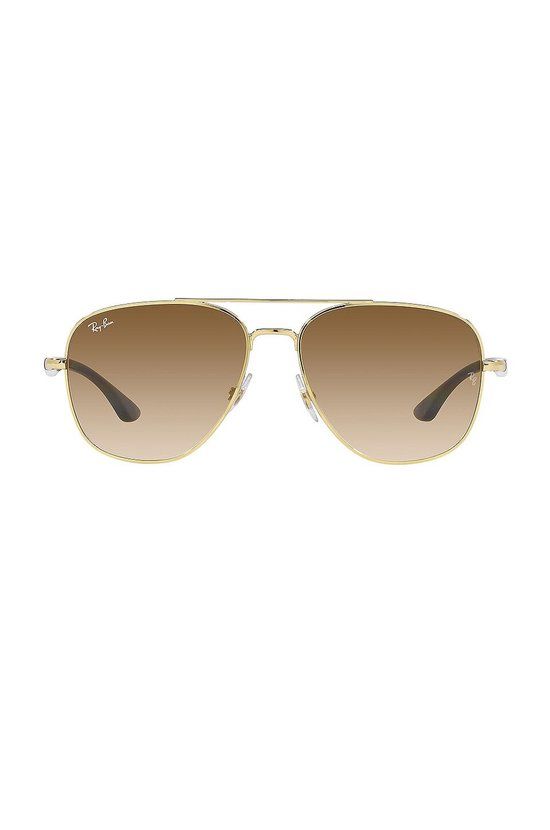 Ray Ban Bain Bridge Arista Clear Gradient Brown Zonnebril Unisex