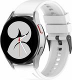 By Qubix Qubix Garmin Venu / Sq / Sq2 / 2 plus - Siliconen gesp bandje - Wit