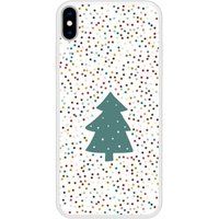 Apple iPhone XS Max kerstboom siliconen hoesje