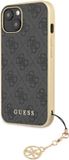 Guess 4G Charms Coque arrière pour Apple iPhone 14 - Gris