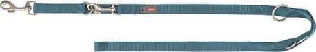 Trixie Hondenriem Premium Verstelbaar Petrol Blauw 200x1 cm