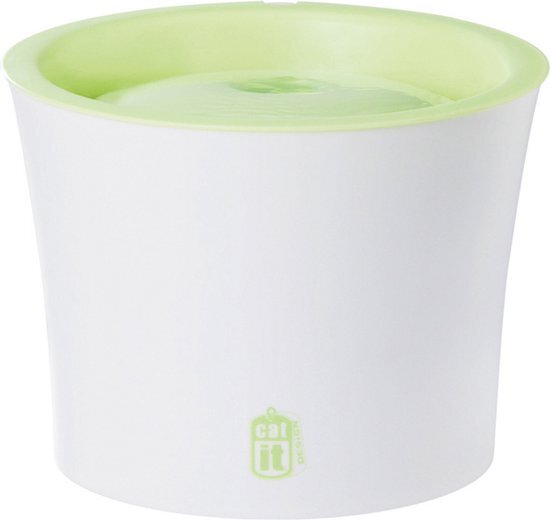 Catit Design Fresh Clear Drinkfontein 3 l Wit Groen nieuwe USB versie