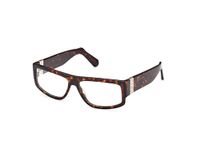 GCDS Unisex GD5025 Prescription Eyewear Frames, Dark Havana, 56