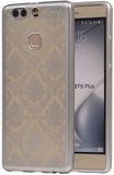 Best Cases Zilver Brocant TPU back case cover hoesje voor Huawei P9 Plus