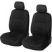 Auto Stoelhoezen Set voor Voorstoelen - Universeel - Zwart