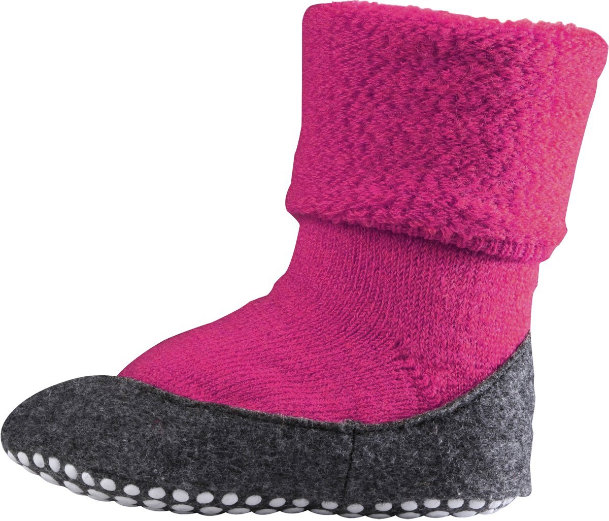 Falke Sloffen - Maat 31/32 - Unisex - roze/grijs