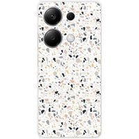1001 Xiaomi Bedrukt siliconen hoesje compatibel met Xiaomi Redmi Note 13 Pro 4G Terrazzo color
