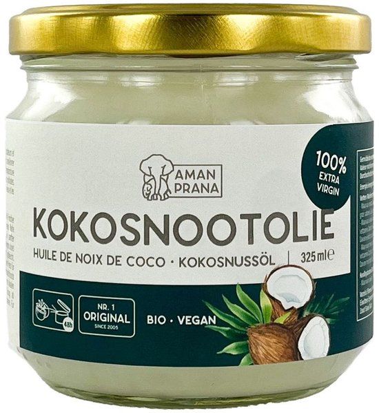 Amanprana Kokosnootolie bio 325 Milliliter