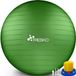 TRESKO® Ballon de gymnastique anti-éclatement 65 cm Vert