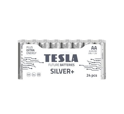 Tesla SILVER AA Alkaline Batterijen (24 stuks)