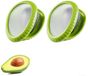 Impact Life Boîte de conservation pour avocat, lot de 2