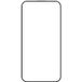 OEM Film de protection d'écran Alignement Automatique pour Apple iPhone 17e / 16e / 14 / 13 Pro, Verre Trempé, Collage Complet, 5D, Noir