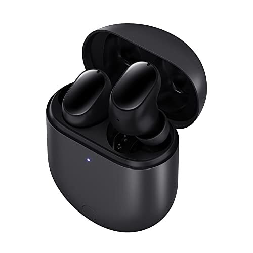 Xiaomi Redmi Buds 3 Pro draadloze bluetooth-hoofdtelefoon, bluetooth hoofdtelefoon, intelligente ruisonderdrukking, levensduur van 28 uur, draadloos opladen, zwart