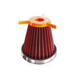 Simoni Racing FSR/AB1 Verwisselbare kegelluchtfilter voor Airbox AB1, van rood katoen