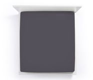 Bella Donna Jersey La Piccola Topperhoeslaken 200x210-220 cm antraciet