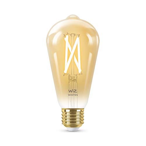WiZ Edison Filament - Slimme LED Lamp - E27 - 50W - Goud - Warm/Koel Wit - Wi-Fi