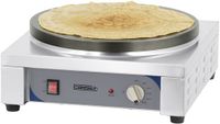 Casselin CCC40EP Premium vierkante crêpemaker 2700W 40cm roestvrij staal