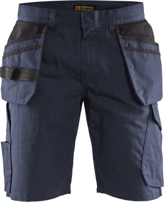 Blåkläder Service short met spijkerzakken 1494-1330 - Donker marineblauw/Zwart - C54