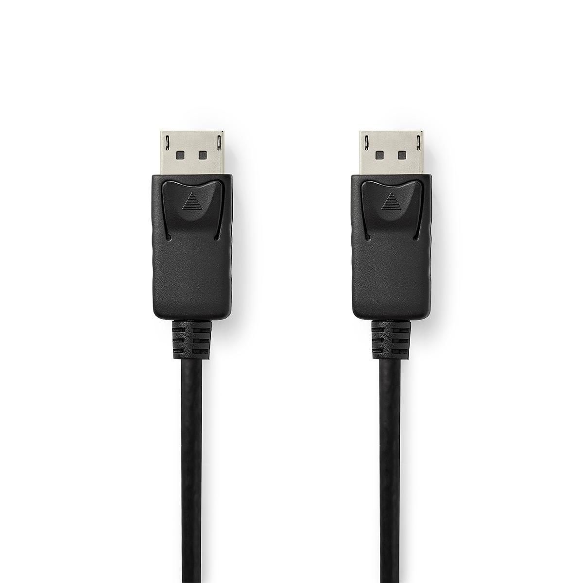 Nedis CCGB37014BK20 DisplayPort kabel 2 m Zwart