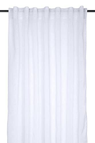 Lovely Casa Madrid Voile Curtain, White, 290 x 260 cm, 100% Polyester