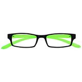 UV Reader Zwart Heldergroen Nek Specificaties Leesbril Mannen Vrouwen UVR021 +1,50