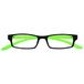 UV Reader Zwart Heldergroen Nek Specificaties Leesbril Mannen Vrouwen UVR021 +1,50