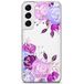 ERT GROUP mobiel telefoonhoesje voor Samsung S22 origineel en officieel erkend Babaco patroon Flowers 005 optimaal aangepast aan de vorm van de mobiele telefoon, gedeeltelijk bedrukt