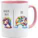 Mok met spreuk | Andere tante vs Du | Tante Cadeau voor vrouwen Huwelijk Bruiloft | Cadeau-idee vrouw Verjaardag Kerstmis Patentante Familie Koffiemok (roze)