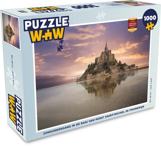 MuchoWow Puzzel Frankrijk - Horizon - Water - Legpuzzel - Puzzel 1000 stukjes volwassenen