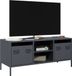 Maison Exclusive - Meuble TV, anthracite, 101,5 x 39 x 43,5 cm, en acier laminé à froid