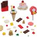 Baker Ross VC228 Bouwsteensets met zoete lekkernijen - Set van 4, mini-bouwsteenmodellen van zoete lekkernijen