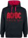 AC/DC In Rock We Trust Heren Trui met capuchon - zwart/rood - 4XL