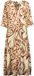 Geisha Jurk Dress 67332 26 Ecru/tabcco Dames Maat S