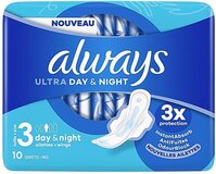 Always Ultra Day & Night Maandverband - 10 stuks