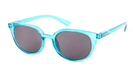 Vista Bonita NOVA – Zonneleesbril UV400 – Sterkte +3.50 – Kleur Sunny Maliblue – Unisex model – Licht en hip – Ronde pasvorm – Flexveren - Inclusief etui en doekje