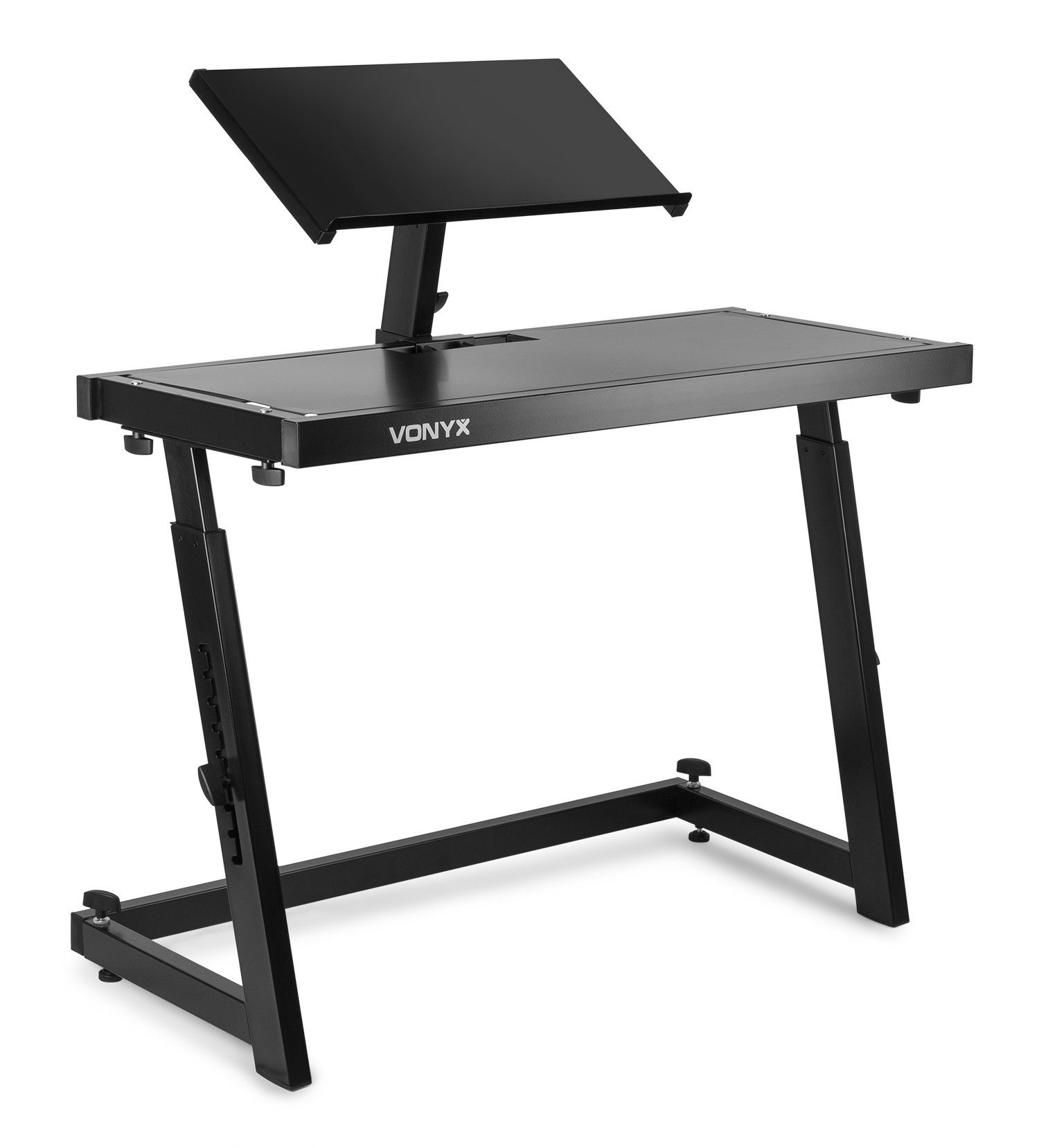 Vonyx DB10 DJ Table - Black - 1000mm Wide