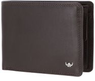 Golden Head Leren portemonnee Polo RFID Protect Scheintasche 1339 Dunkelbraun