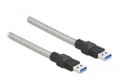DeLOCK 86775 USB-kabel USB 3.2 Gen 1 (3.1 Gen 1) 1 m USB A 5 Gbit/s Zilver