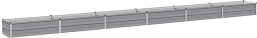 vidaXL Jardinière surélevée gris 480 x 40 x 24 cm acier