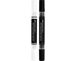 Faber-Castell acrylmarker - Black Edition - Shake & Paint - zwart en wit - FC-285503