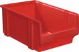 LA-KA-PE Opbergbox met open voorzijde L 500 / 450 x B 300 x H 200 mm PS rood 8 stuks
