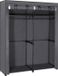 CaliCosy Stoffen Kledingkast Antraciet Grijs 140 x 174 cm