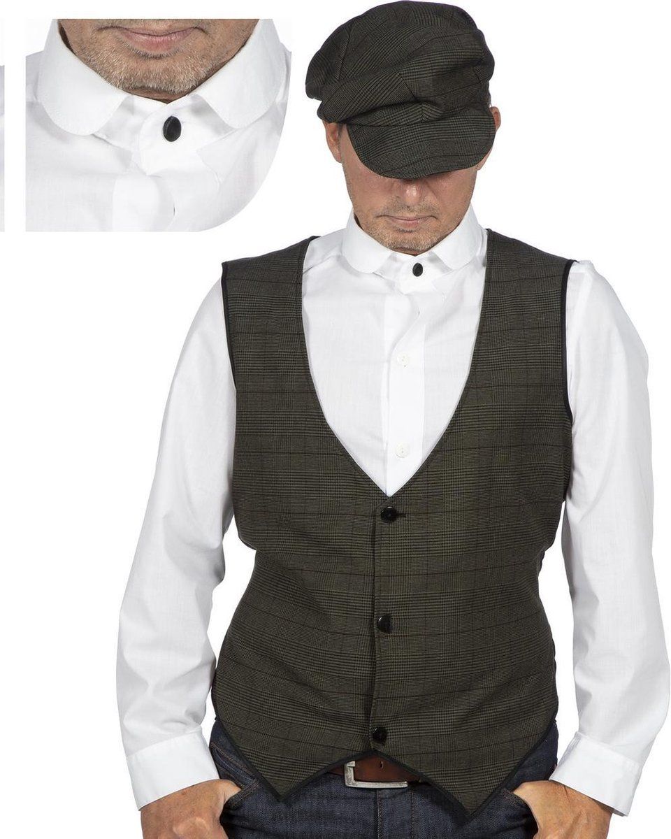 Wilbers Roaring 20's heren overhemd - polyester - EAN: 8714438800744