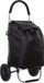 AC-Déco 5Five Boodschappen trolley tas met wielen - 51 liter - zwart - 44x37x98 cm
