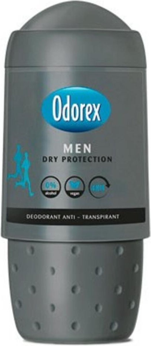 Odorex 6x For Men Dry Protection Deodorant Roller 50 ml