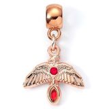 The Carat Shop Harry Potter Fawkes Rose Gold Plated Slider Charm