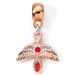 The Carat Shop Harry Potter Fawkes Rose Gold Plated Slider Charm