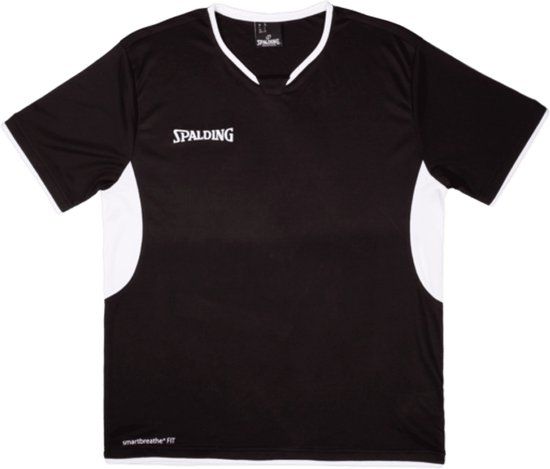 Spalding Shooting Shirt Heren - Zwart / Wit - Maat 3XL